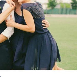 Navy lightweight dress